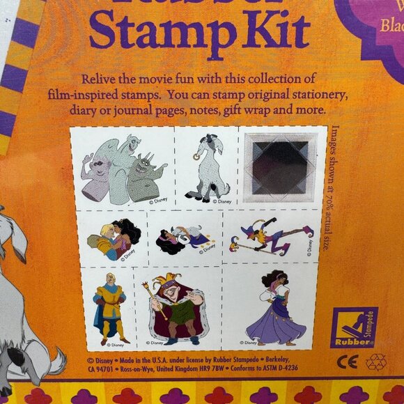 Disney The Hunchback of Notre Dame Rubber Stamps Kit - Picture 3 of 3